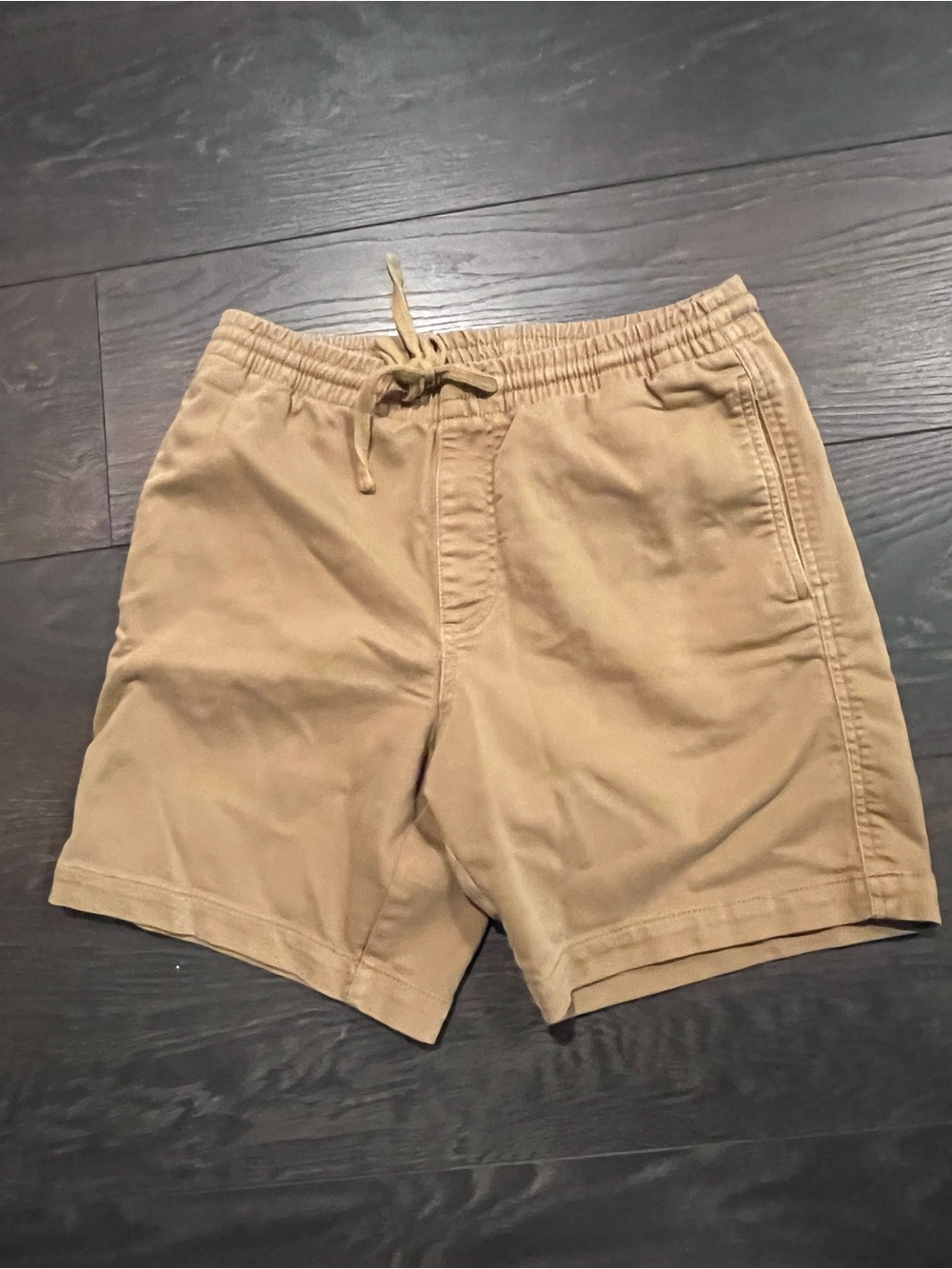 Bear bottom Men's Drawstring Casual Shorts in Khaki